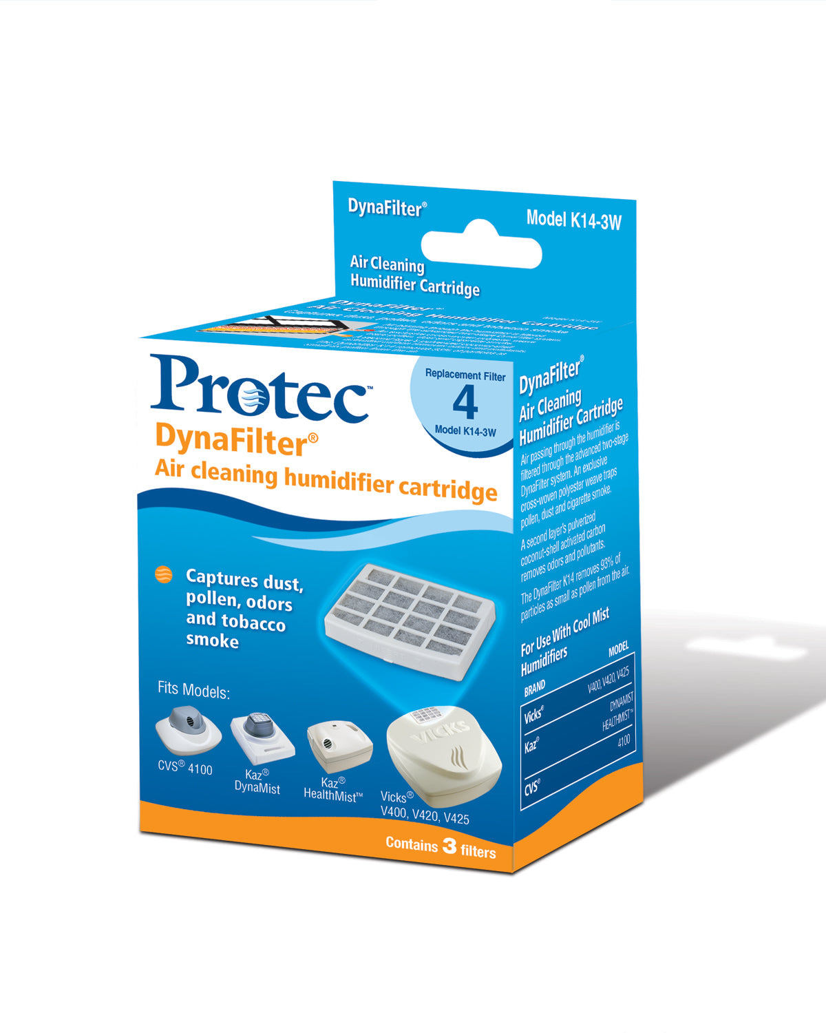 FILTER HUMIDIFIER PROTEC DYNAFILTER 3
