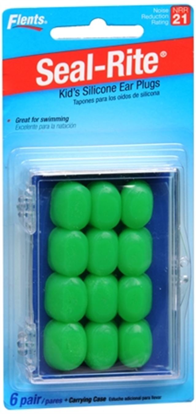 EAR PLUGS SILICONE KIDS 12 PAIR #C265