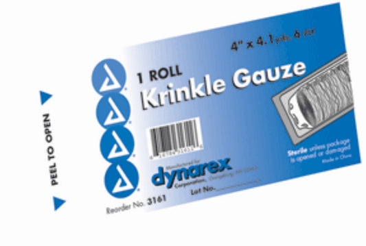 ROLL GAUZE STERILE 4.5 X 4.1" 6 PLY KRINKLE