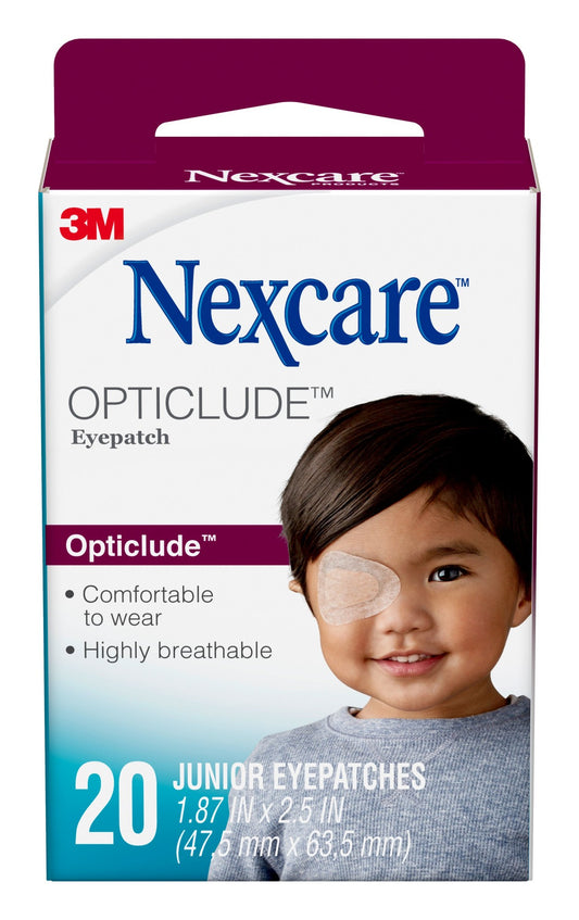 NEXCARE OPTICLUDE EYE PATCH JR 20