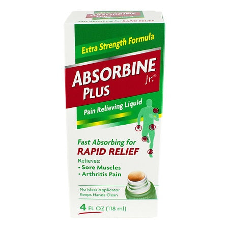 ABSORBINE JR PLUS PAIN RELIEVING LIQ 4 OZ