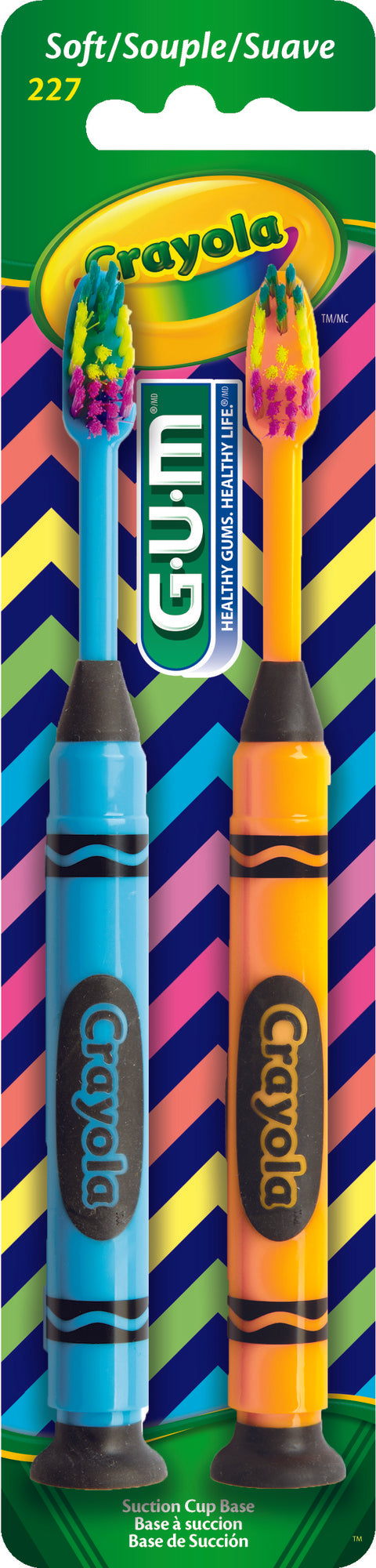 GUM TOOTHBRUSH CRAYOLA MARKER TWIN