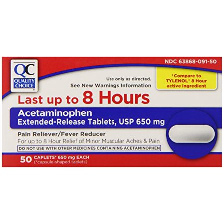 QC NON ASPIRIN 8 HOUR CAPLET 50