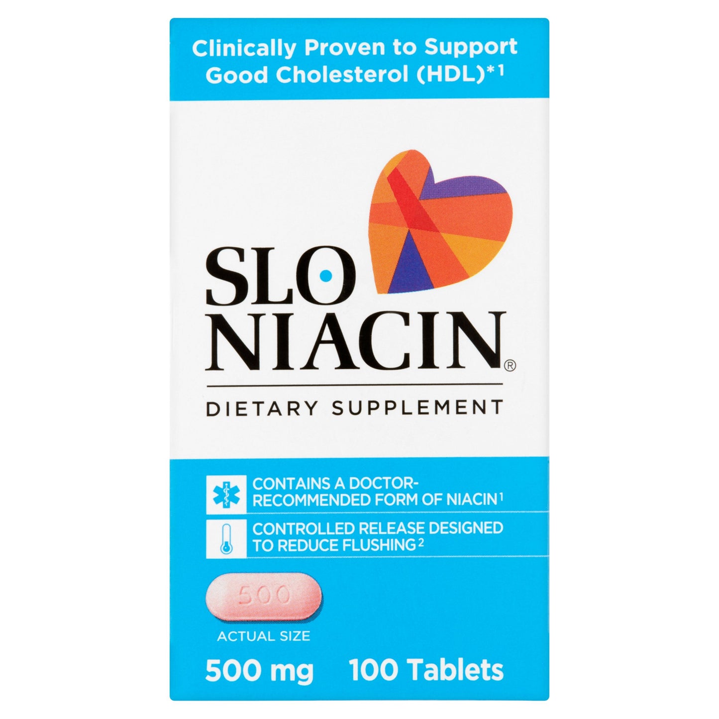 SLO-NIACIN TAB 500 MG 100