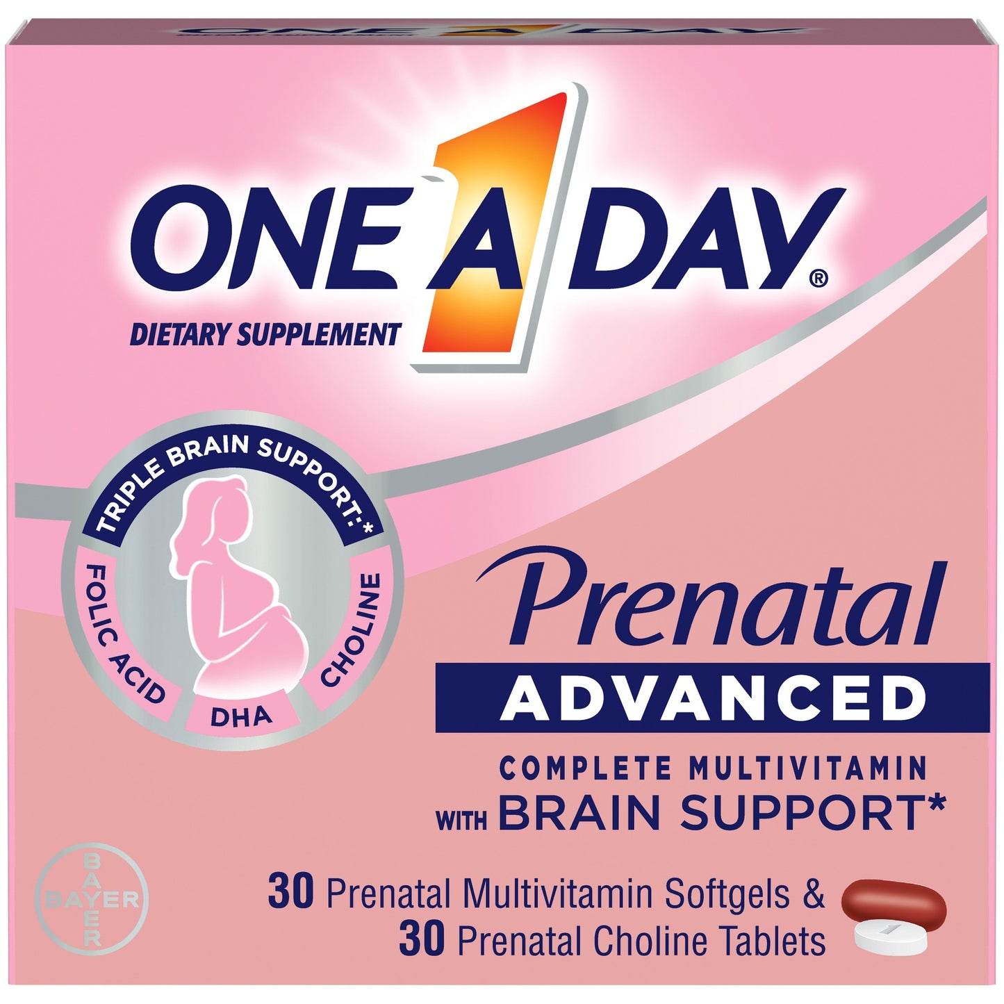 ONE A DAY WOMEN PRENATAL TAB 30 & L/GEL 30