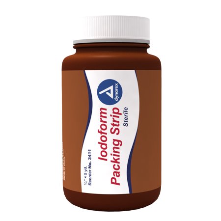 PACKING STRIP IODOFORM STERILE 1/4" X 5 YDS