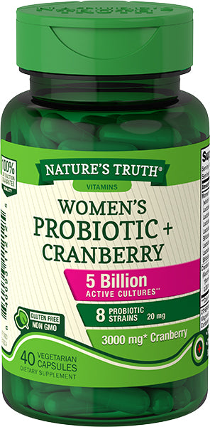 PROBIOTIC WOMEN + CRANBERRY CAP 40 NT