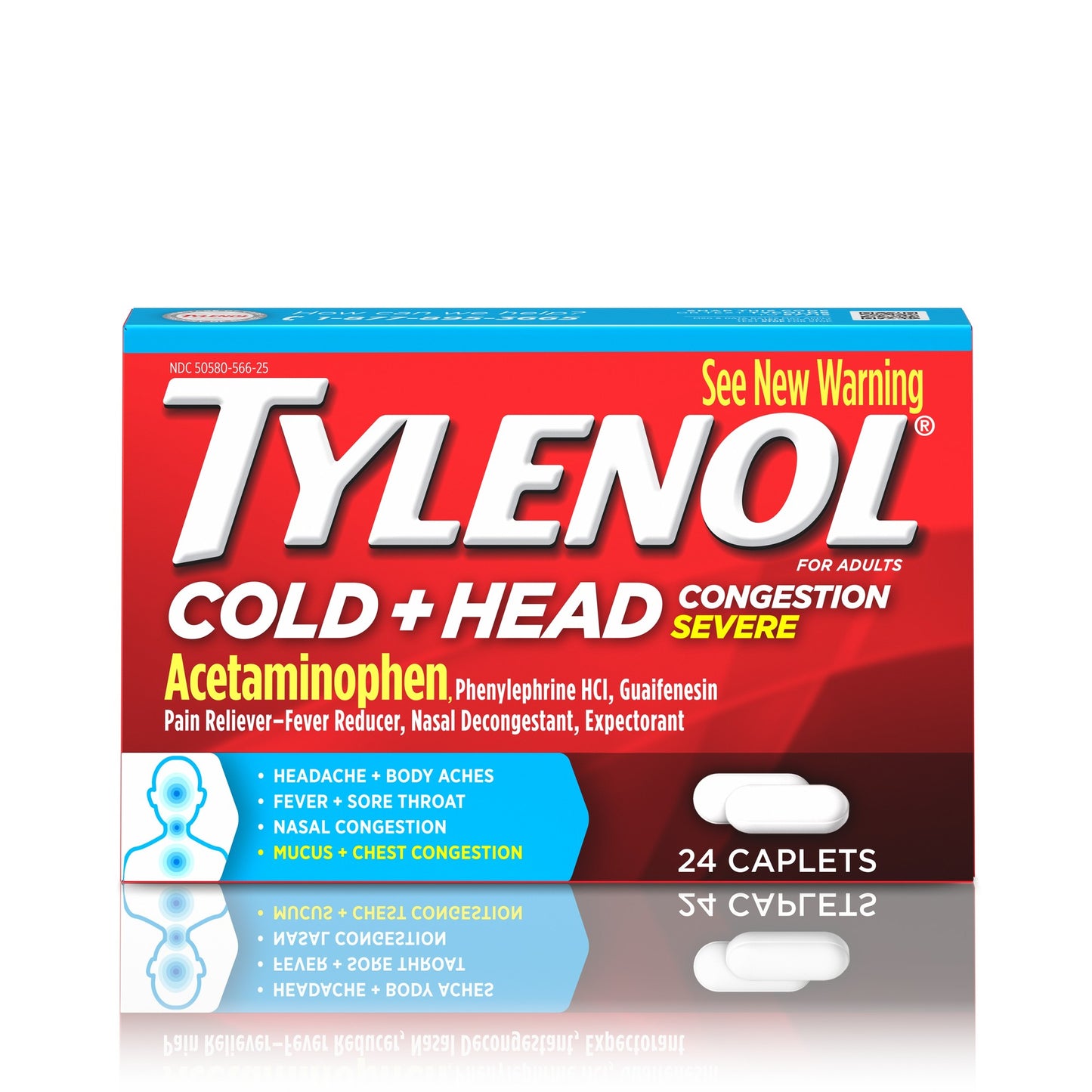 TYLENOL COLD HEAD CONGESTION SEVERE CAP 24