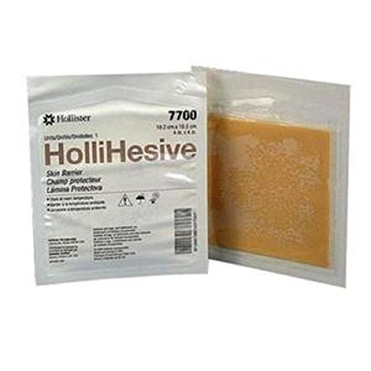 HOLL 7700 HOLLIHESIVE SKIN BARRIER 4 X 4" 5