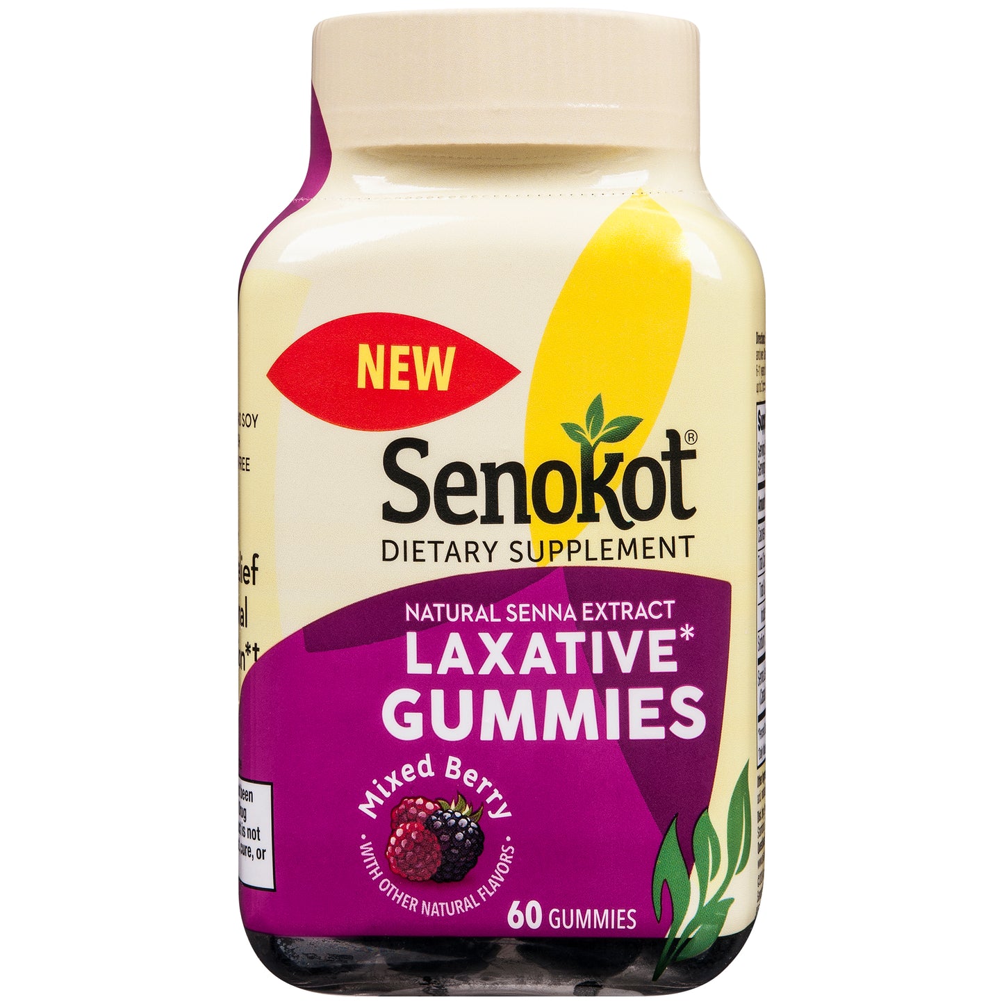 SENOKOT LAXATIVE GUMMIES MIXED BERRY 60