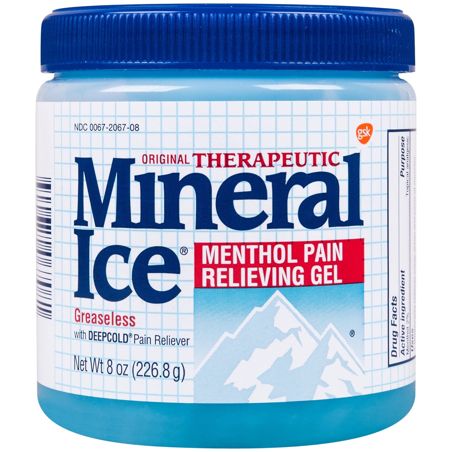 MINERAL ICE THERAPEUTIC GEL 8 OZ