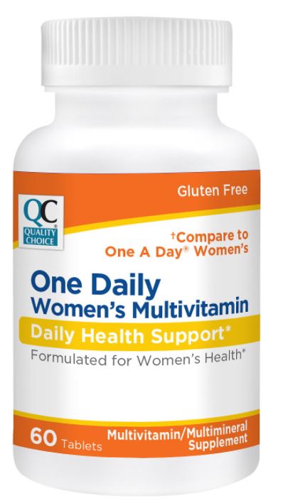 QC DAILY MULTI VIT WOMEN W/CALC & IRON TAB 60