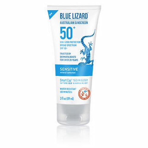 BLUE LIZARD SENSITIVE SPF 50+ LOTION 3OZ TUBE