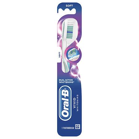 ORAL B VIVID WHITENING TOOTHBRUSH SOFT