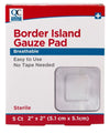 QC BORDER ISLAND GAUZE PAD 2 X 2" (5)