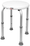 SHOWER CHAIR W/OUT BACK ROUND STOOL