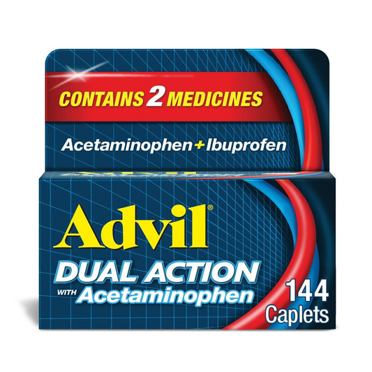 ADVIL DUAL ACTION W/ACETAMINOPHEN 144