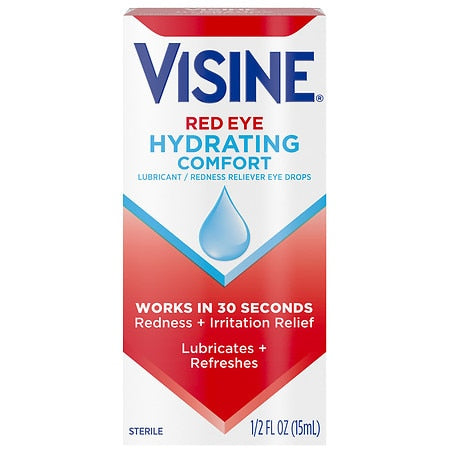 VISINE RED RELIEF HYDRATE COMF EYE DROP .5 OZ