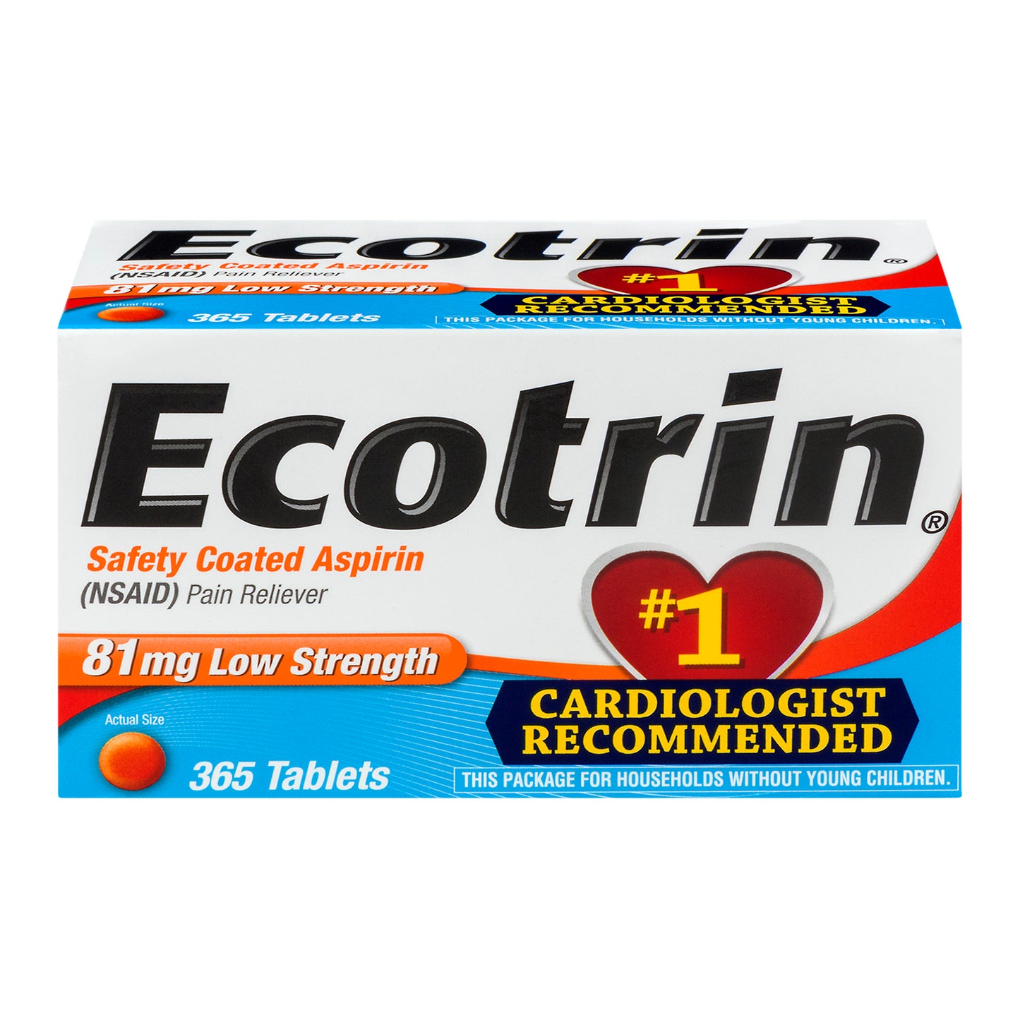 ECOTRIN TAB 81 MG 365