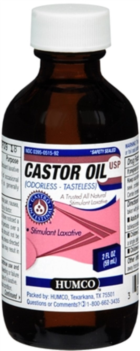 CASTOR OIL TASTELESS 2 OZ HUMCO