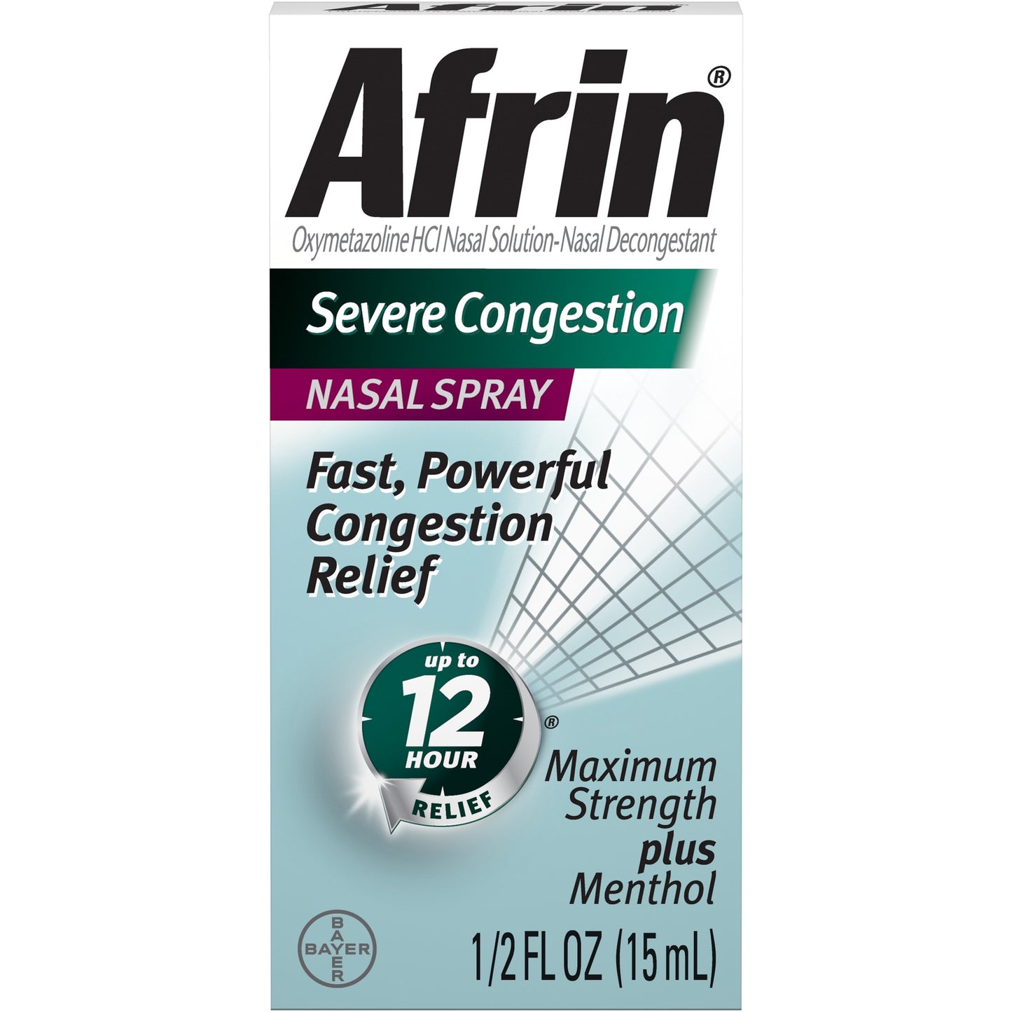 AFRIN NASAL SPRAY SEV CONG W/MENTHOL 15 ML