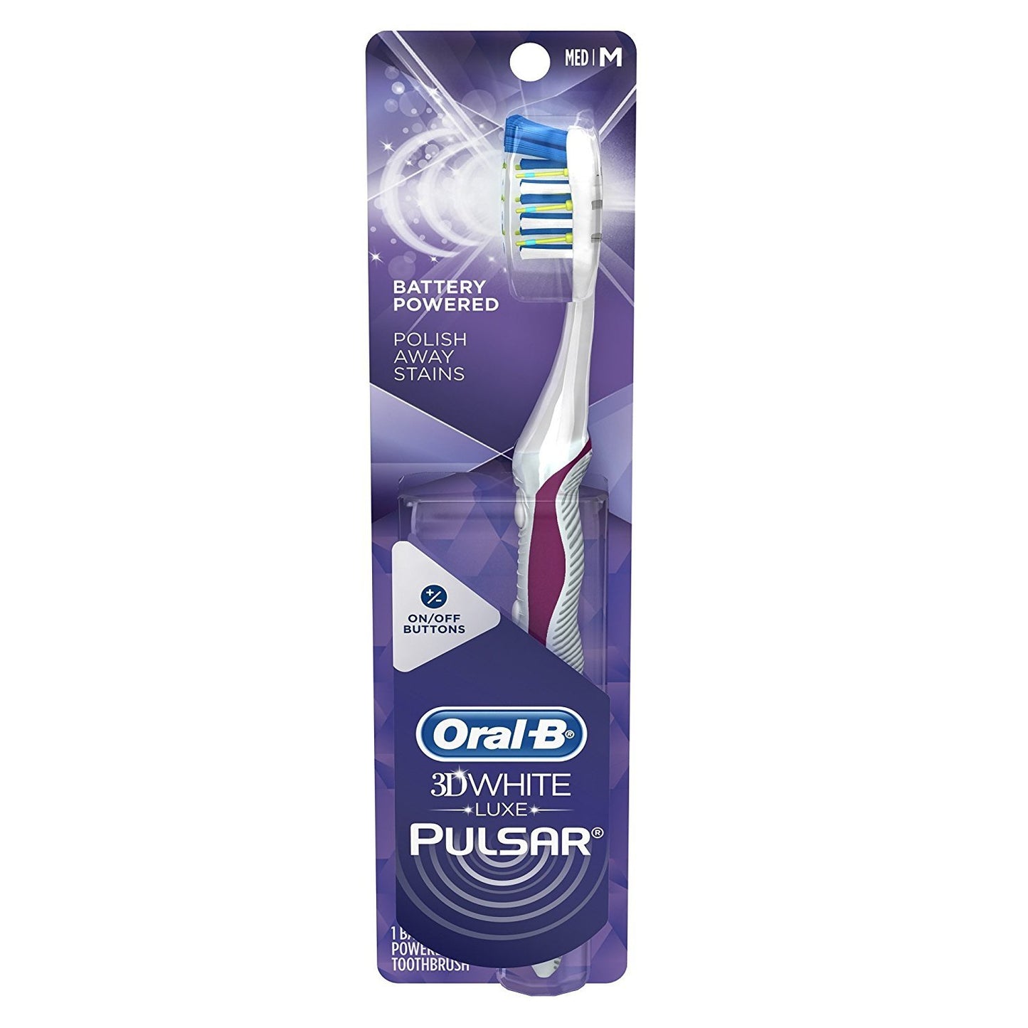 ORAL B PULSAR WHITENING BATTERY TOOTHBRUSH MD