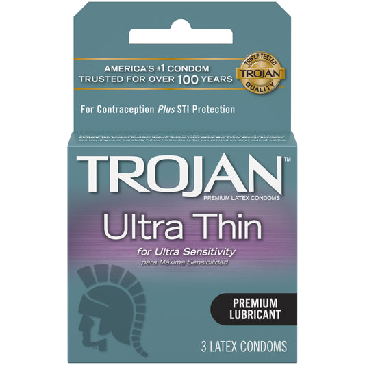 TROJAN SENSITIVITY ULTRA THIN LUBRICATED 3