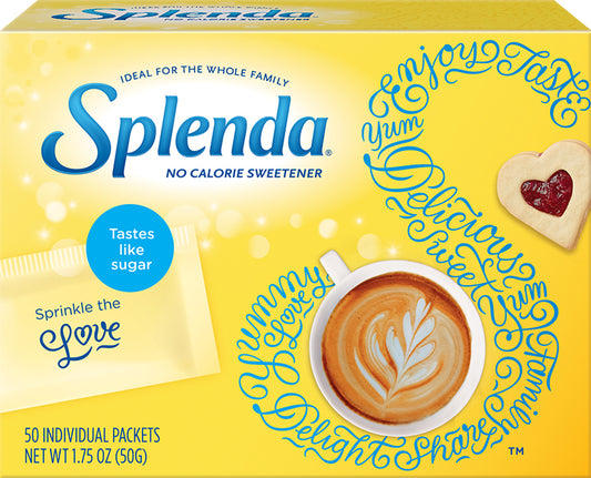 SPLENDA NO CALORIE SWEETENER PACKET 50