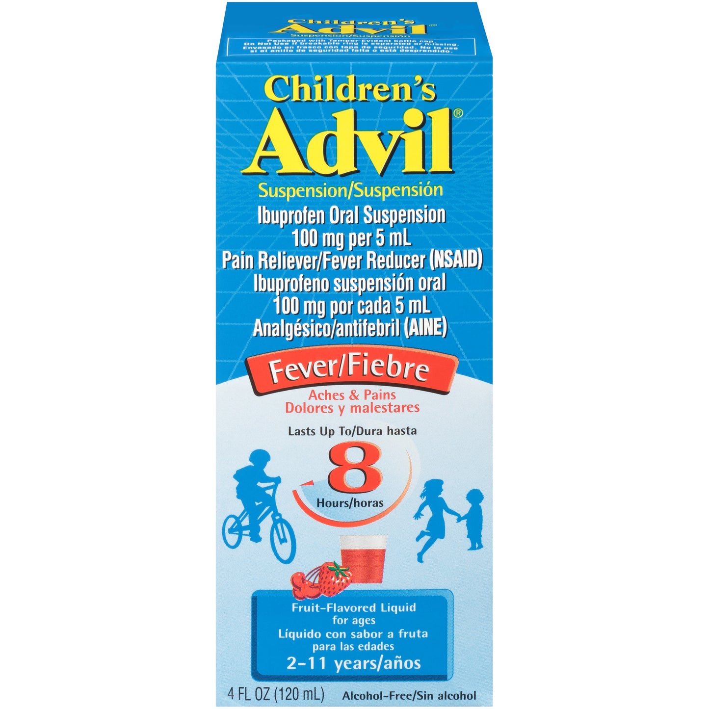 ADVIL CHILDREN SUSP FRUIT 4 OZ