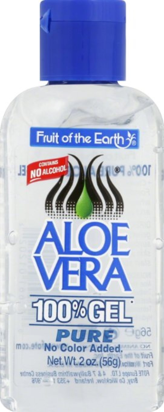 ALOE GEL PURE 100% 2 OZ FRUIT OF THE EARTH