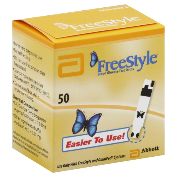 FREESTYLE GLUCOSE TEST STRIP 50