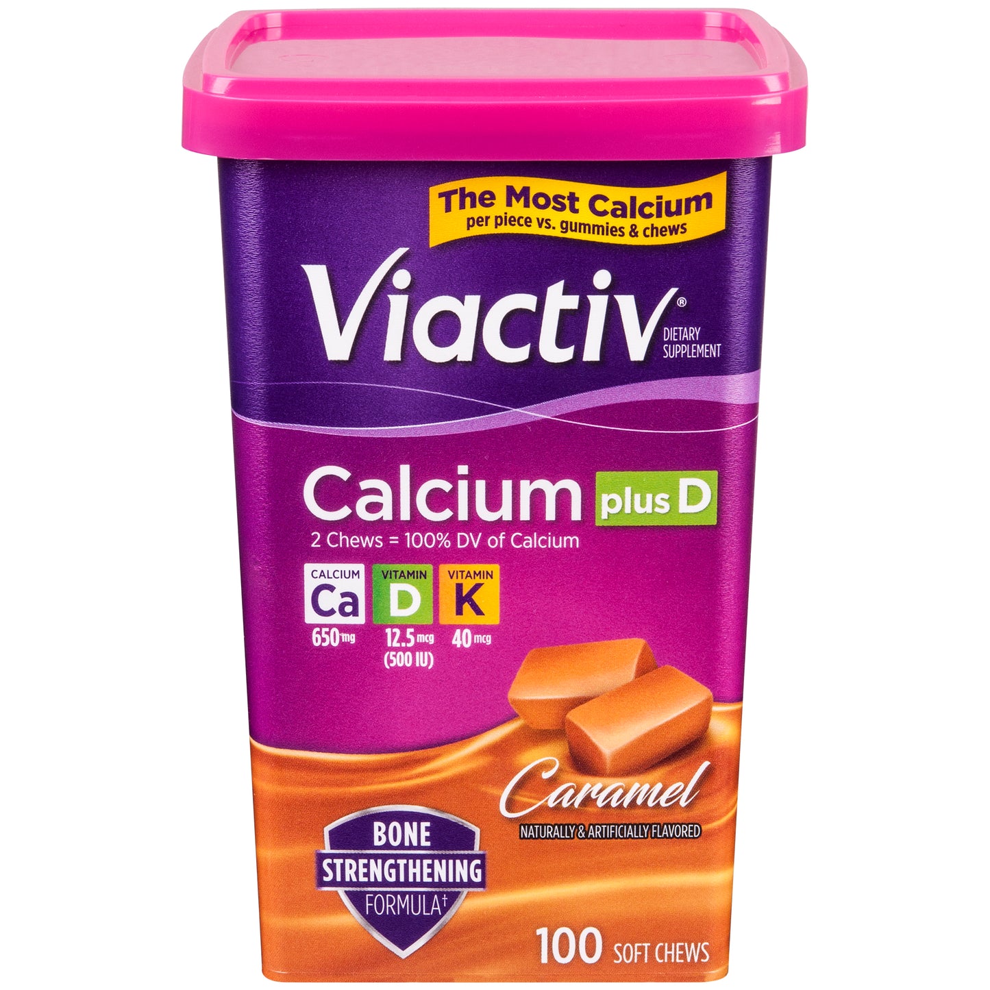 VIACTIV SOFT CALCIUM CHEW CARAMEL 100