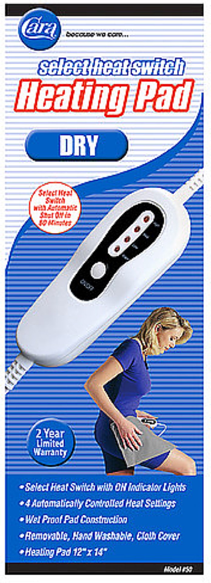 HEATING PAD ELECT DRY SLIDE SWITCH 11.5 X 14"