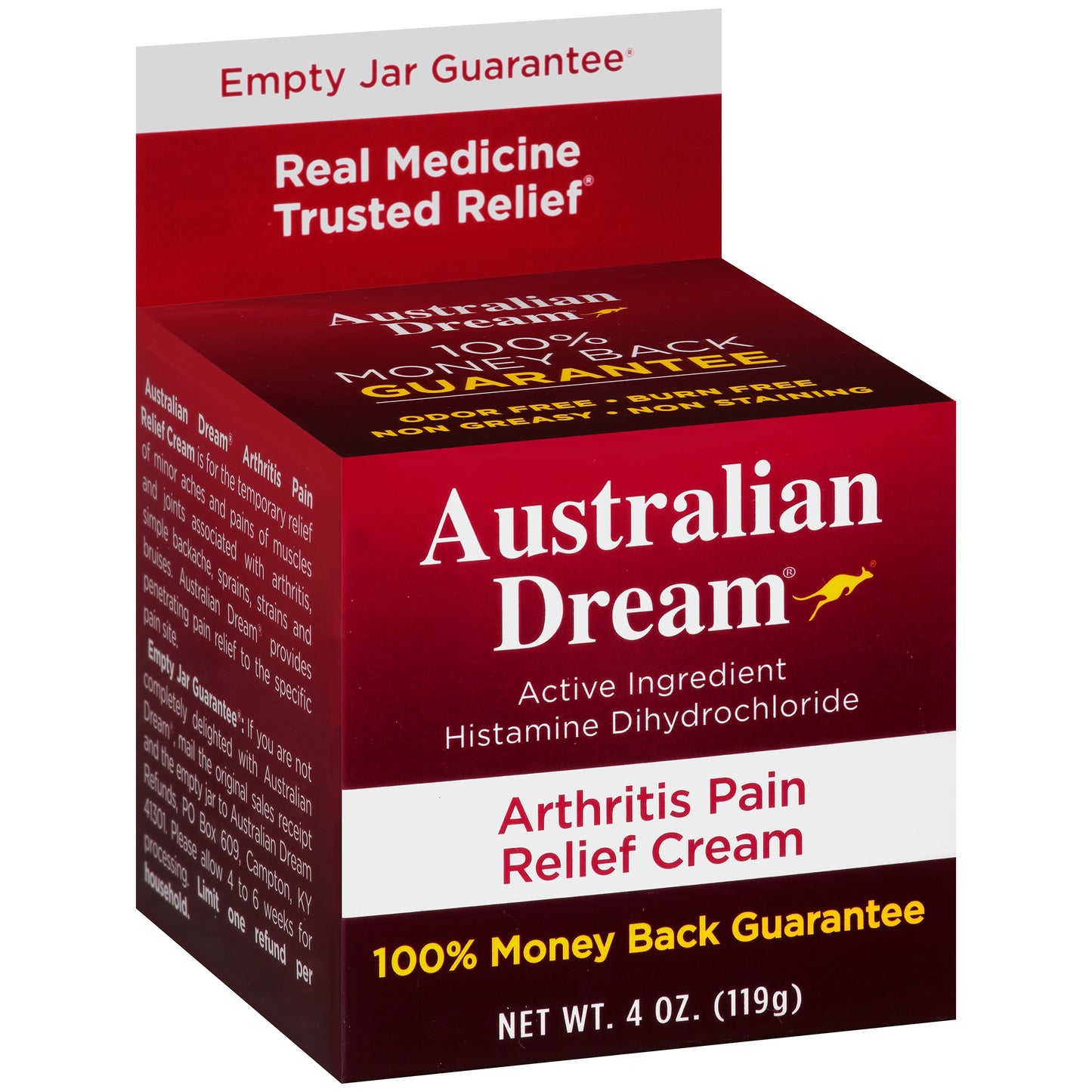 AUSTRALIAN DREAM ARTHRITIS CREAM 4 OZ
