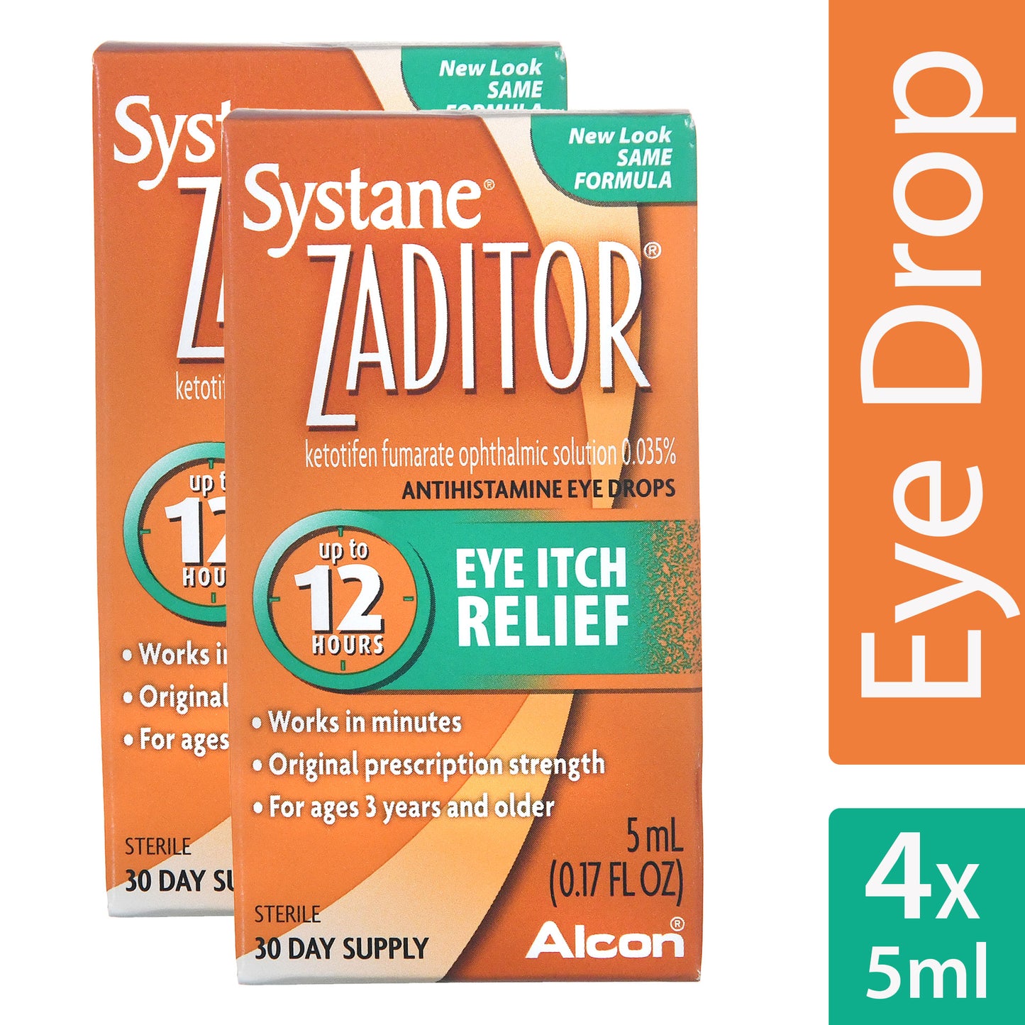 ZADITOR EYE DROPS TWIN PACK 5 ML 2