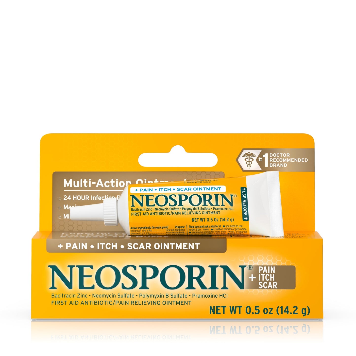 NEOSPORIN + PAIN ITCH SCAR OINTMENT 0.5 OZ