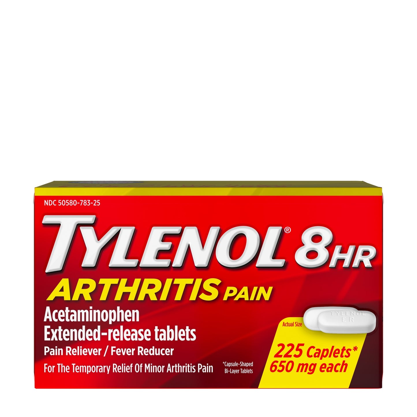 TYLENOL 8 HOUR ARTHRITIS PAIN CAPLET 225