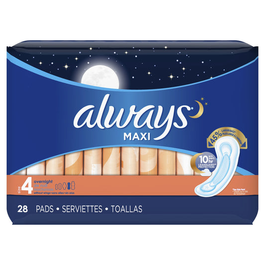 ALWAYS MAXI OVERNIGHT 28