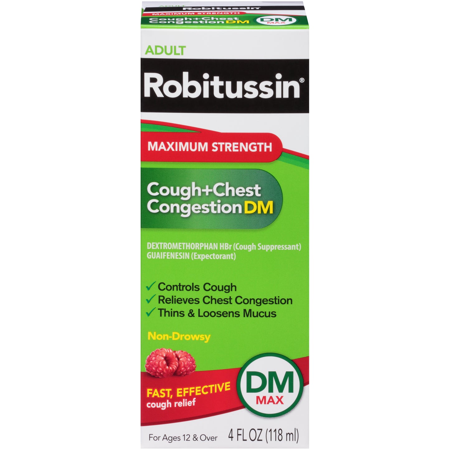 ROBITUSSIN MAX COUGH + CHEST CONGEST DM 4 OZ