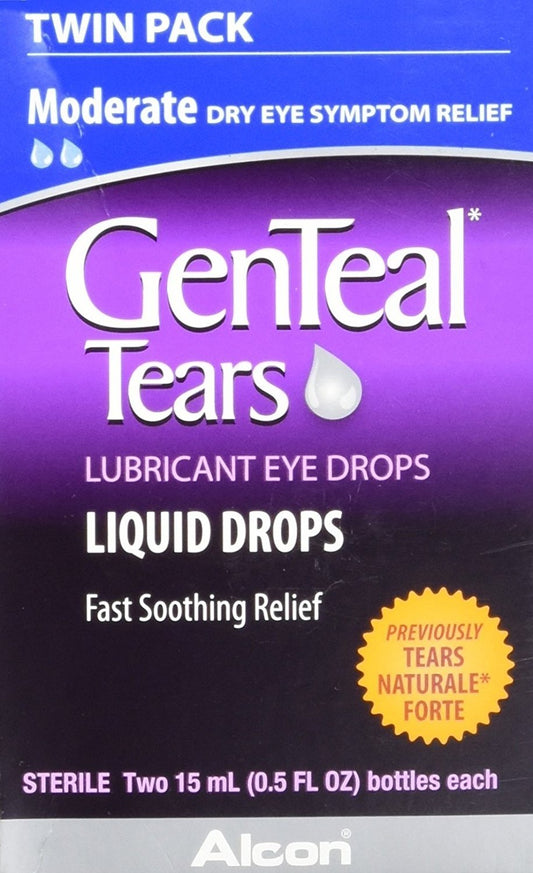 GENTEAL LUBRICANT EYE DROP MODERATE 2 X 15 ML