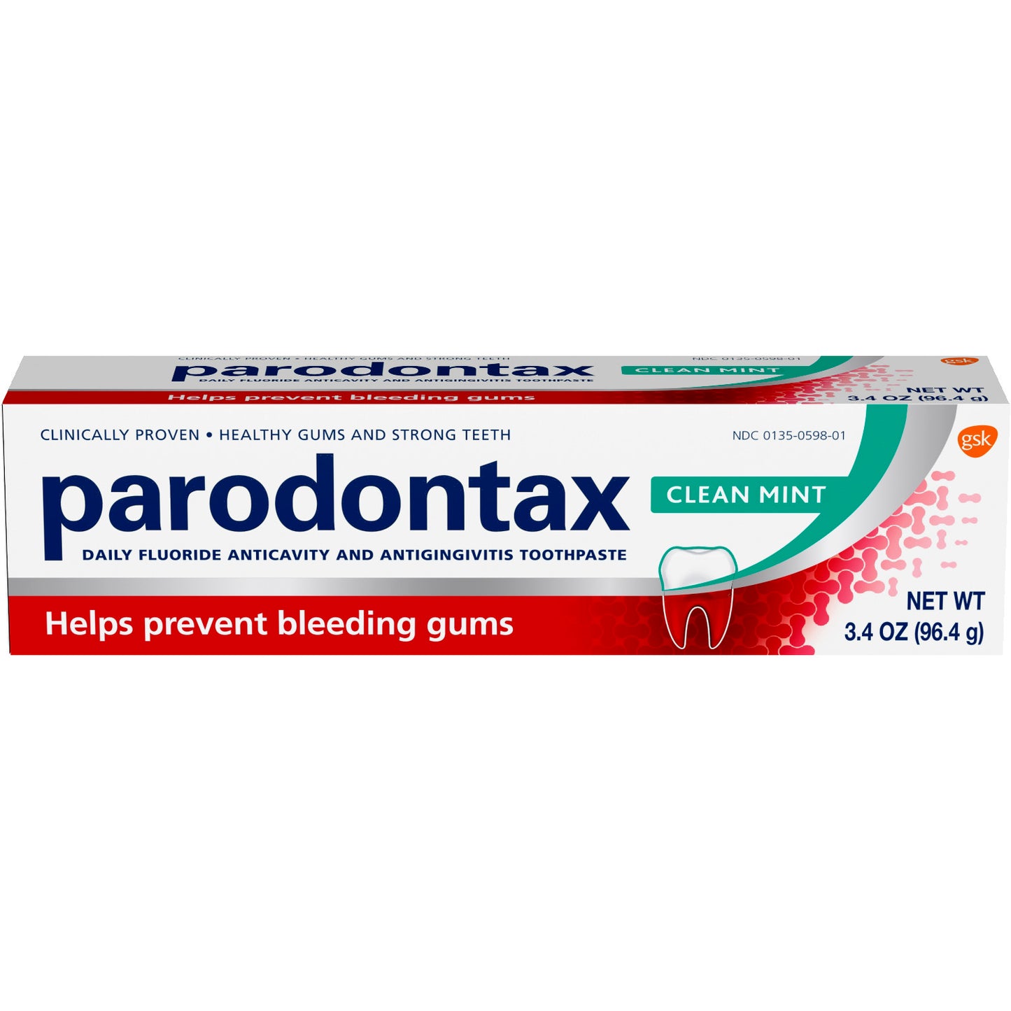 PARODONTAX CLEAN MINT TOOTHPASTE 3.4 OZ