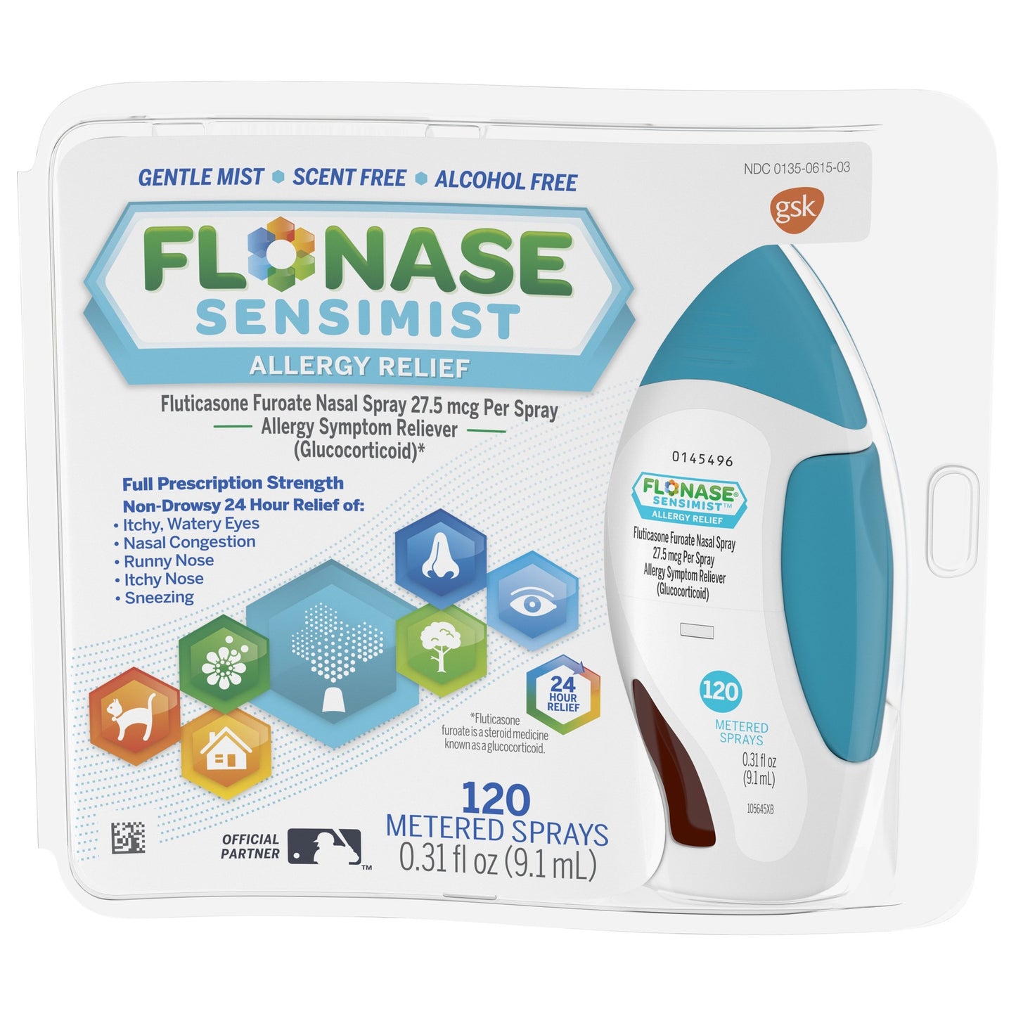 FLONASE SENSIMIST METERED SPRAYS 120