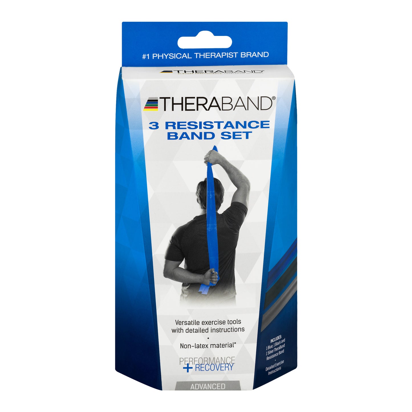 THERA BAND RESIST BAND LF ADVANCED 3 PK