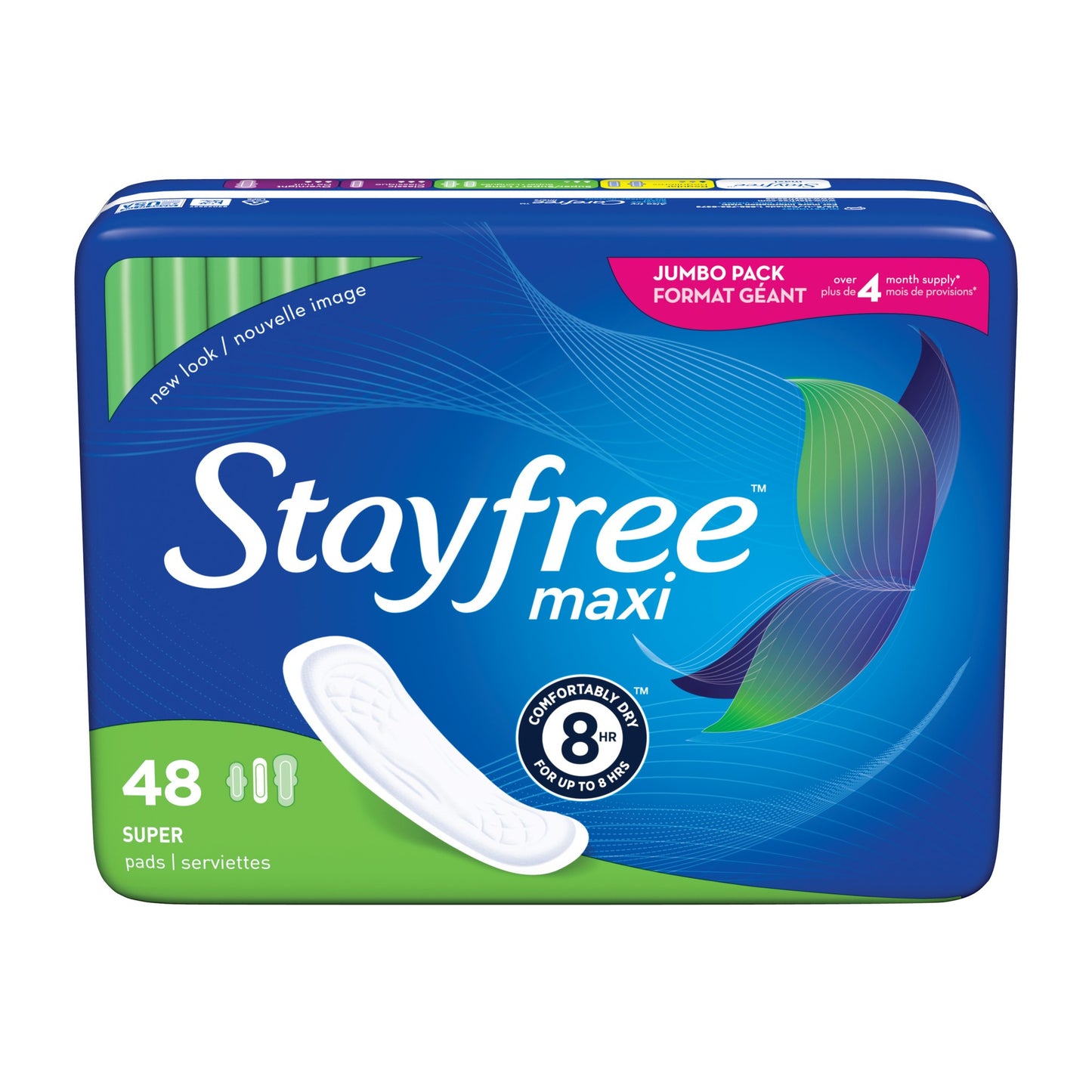 STAYFREE MAXI PADS SUPER 48