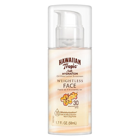 HAWAIIAN TROPIC SILK HYD FACE LOT SPF30 1.7OZ