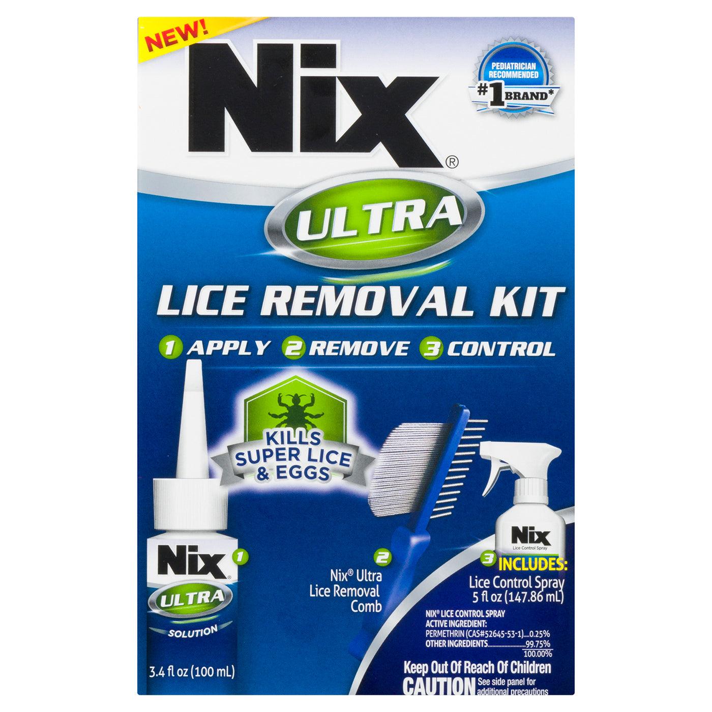 NIX ULTRA LICE REMOVAL KIT 2PK