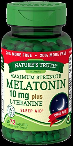 MELATONIN + THEANINE TAB 10 MG 72 NT