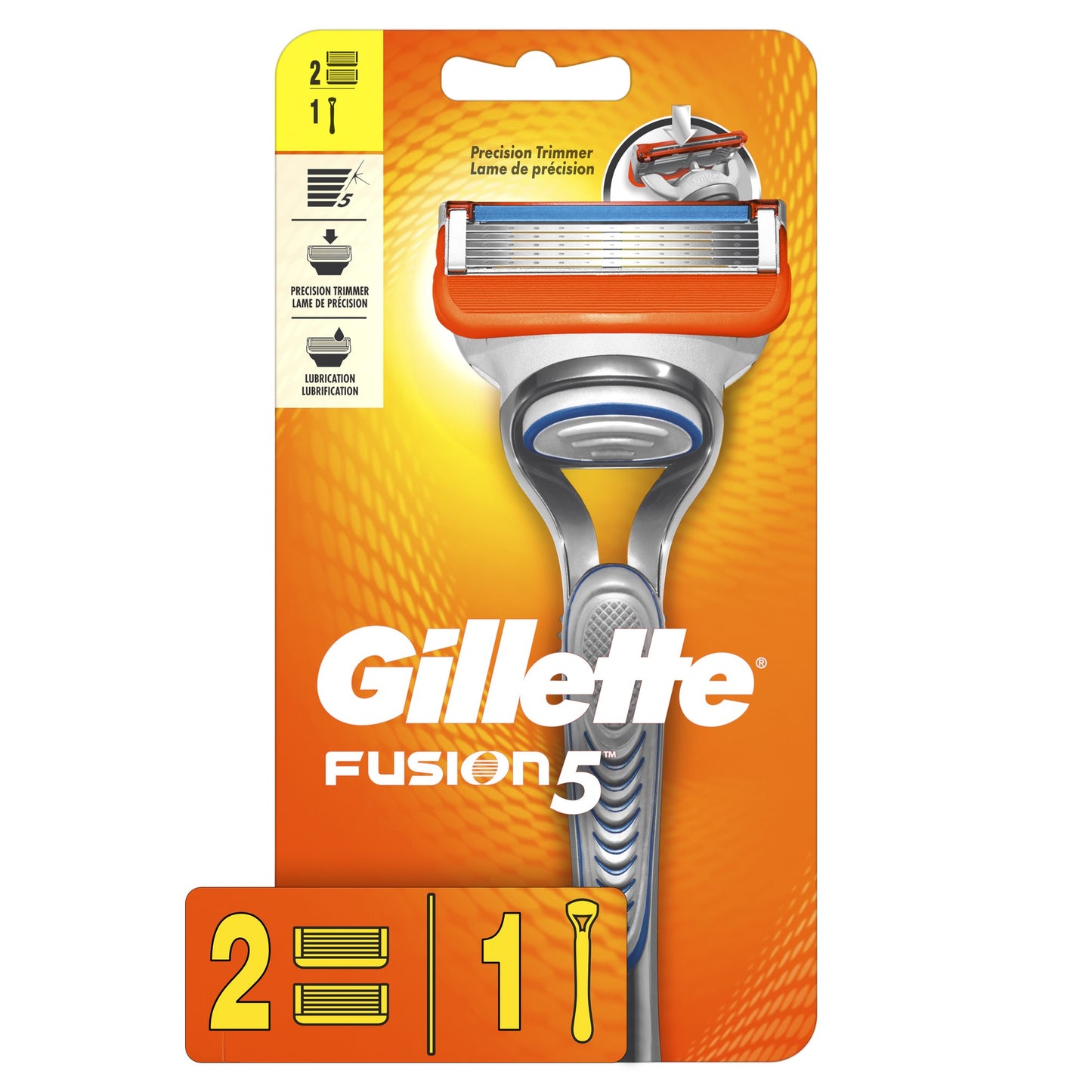 FUSION 5 MEN RAZOR + 2 REFILLS