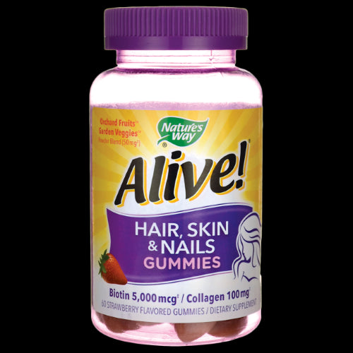 ALIVE HAIR SKIN & NAILS MULTI VIT GUMMY 60
