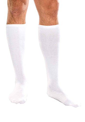 KNEE HIGH 20-30 CORE SPUN WHITE SM TF